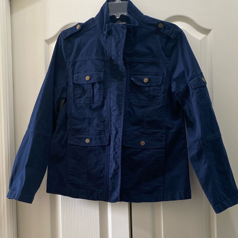 Harper+liv Navy Utility Jacket